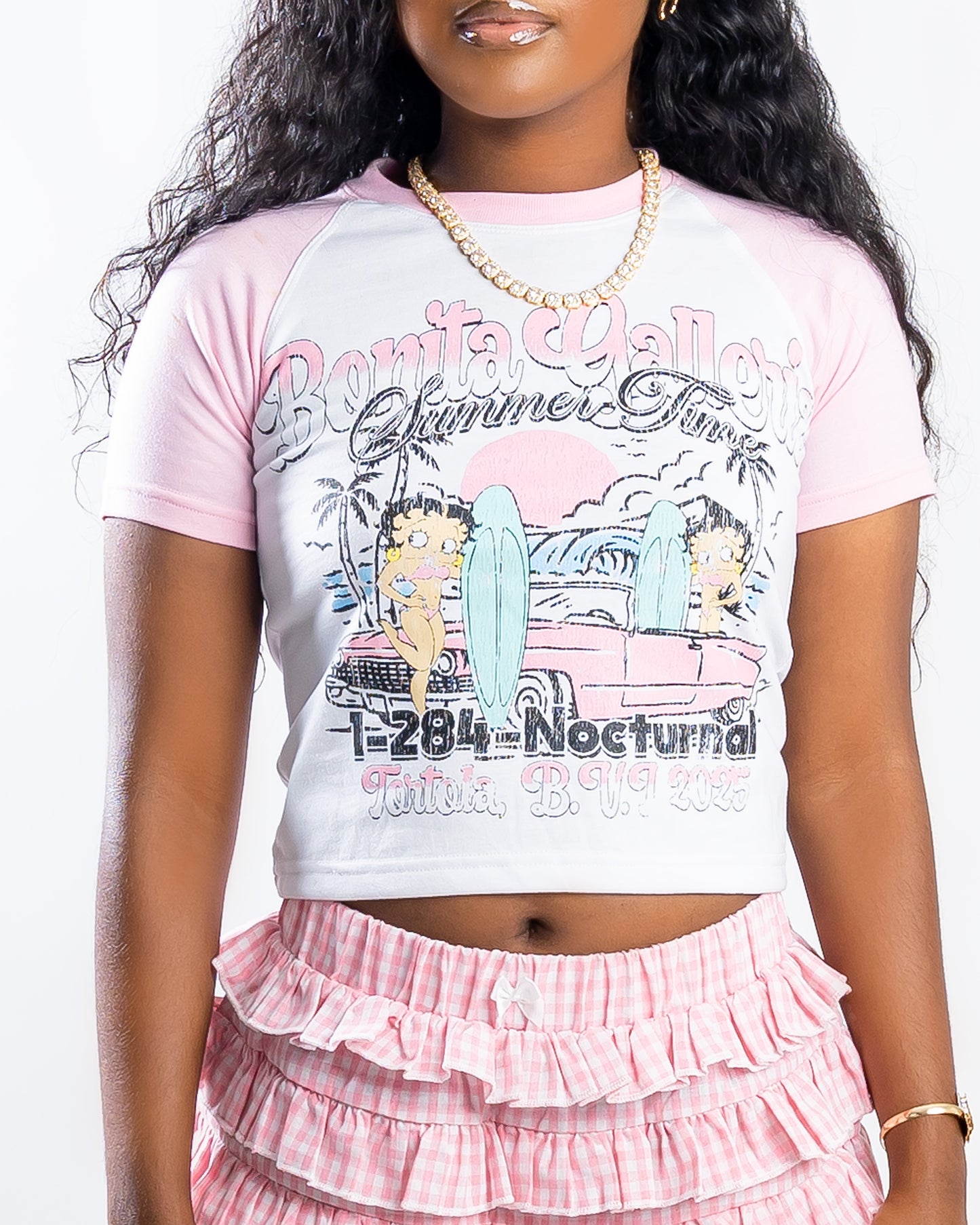 “Bonita Galleria” Crop Top