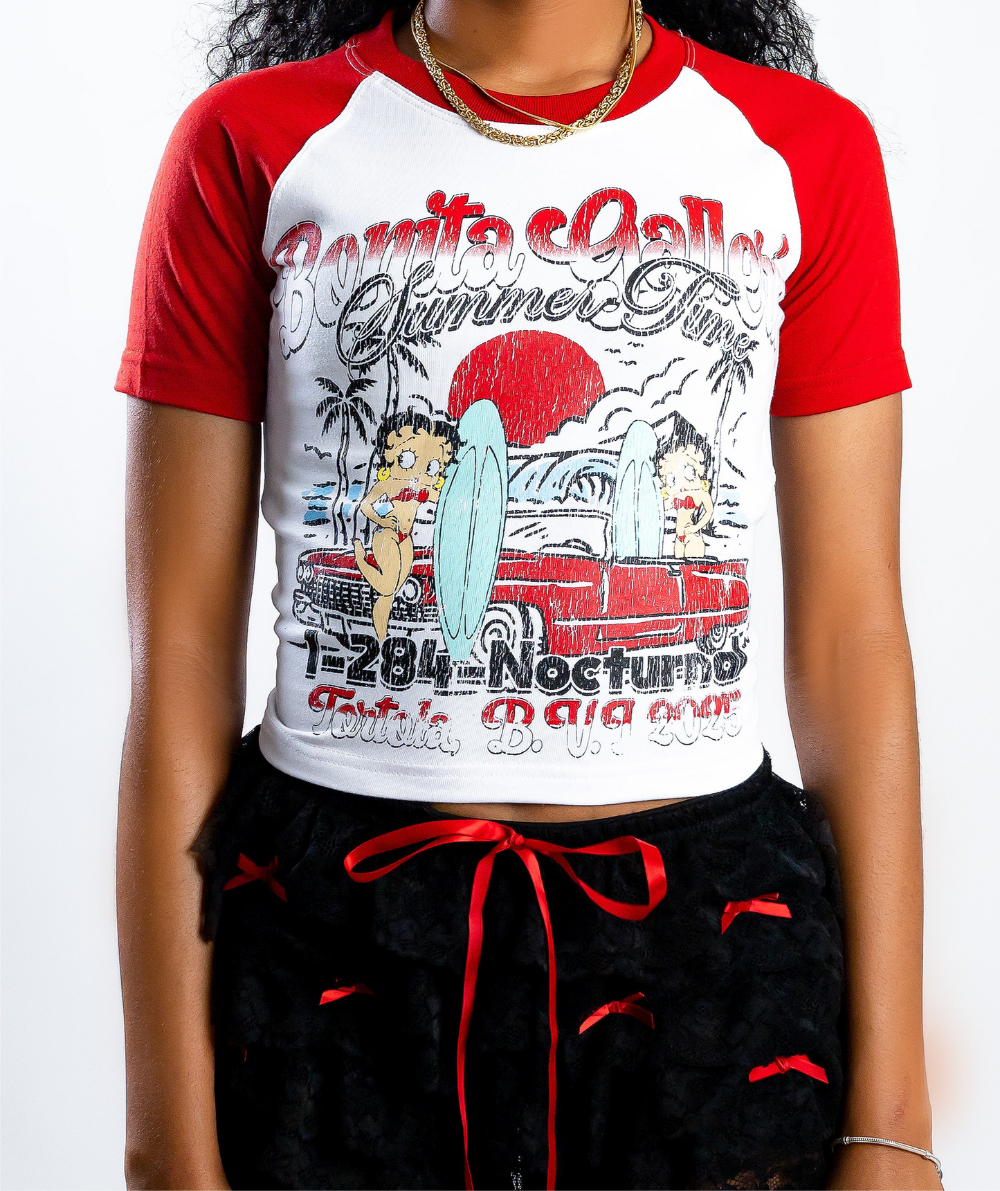 “Bonita Galleria” Crop Top